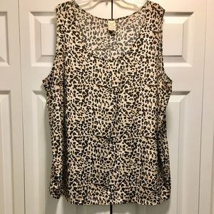 STYLISH 4X ANIMAL PRINT TOP SIZE (26W-28W). YOU WILL LOVE. CUTE & COMFORTABLE.